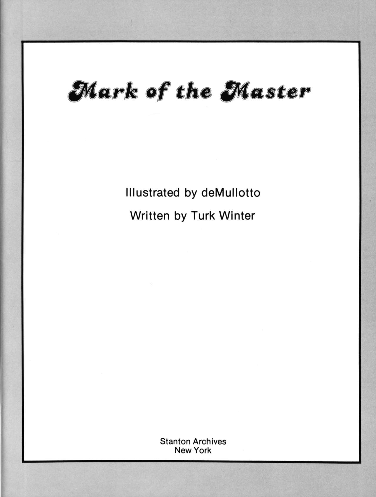 Mark of the Master page 3 full