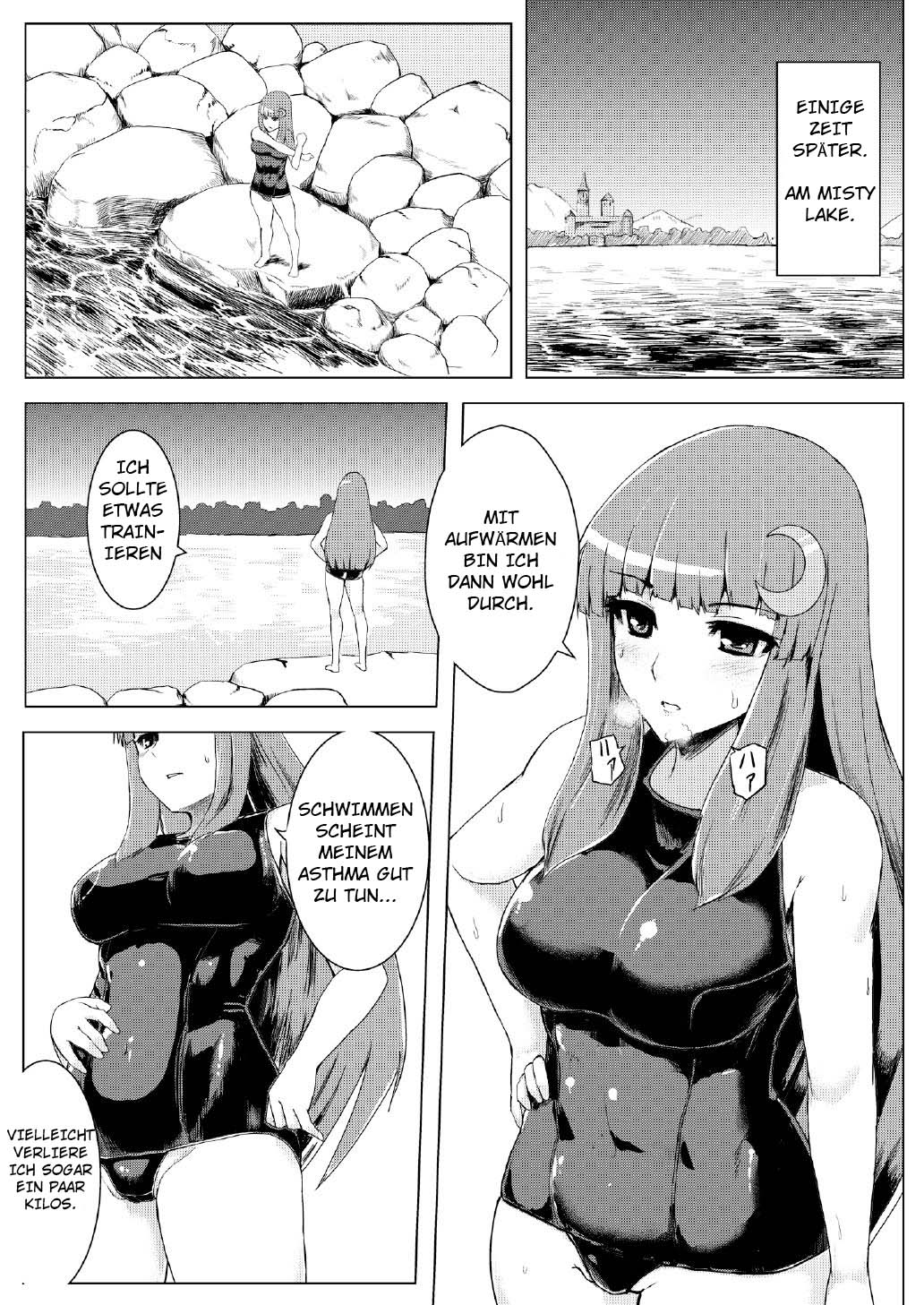 Sukumizu Patchouli Shokushu Jigoku | Schulbadeanzug Patchouli - Tentakel Hölle page 3 full