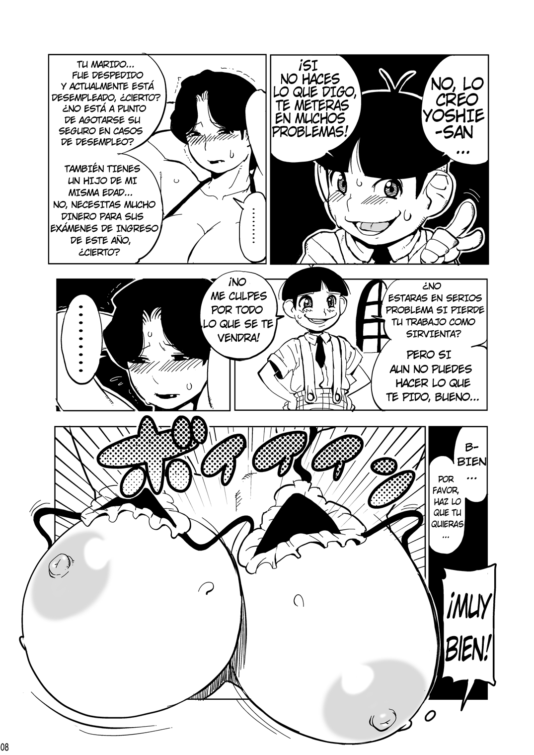 39-sai Houman Bakunyuu Maid Monogatari | La historia de una sirvienta de 39 años con enormes pechos regordetes page 7 full