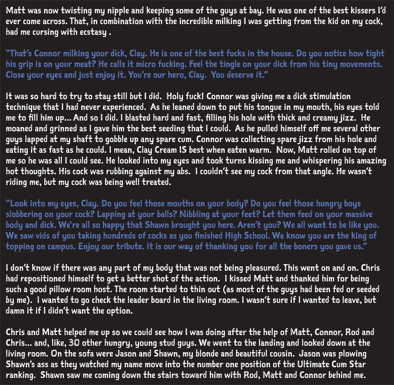 Clay's kissing cousin page 10 full