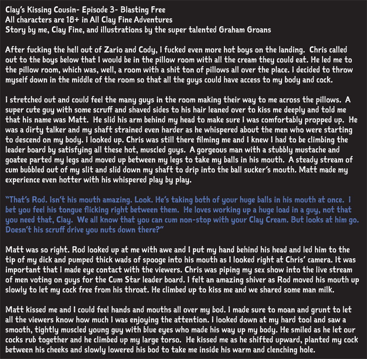 Clay's kissing cousin page 9 full