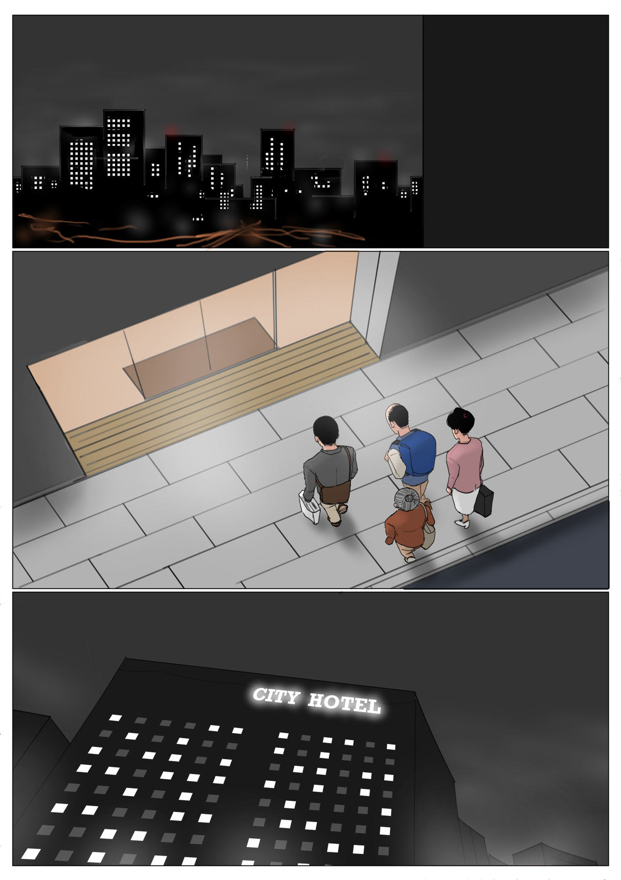 Haha ni Koishite Tokubetsu Hen 2 -Tokai no Musuko o Tazunete- | Making Love with Mother Special 2 -Visiting the Son in the City- page 3 full