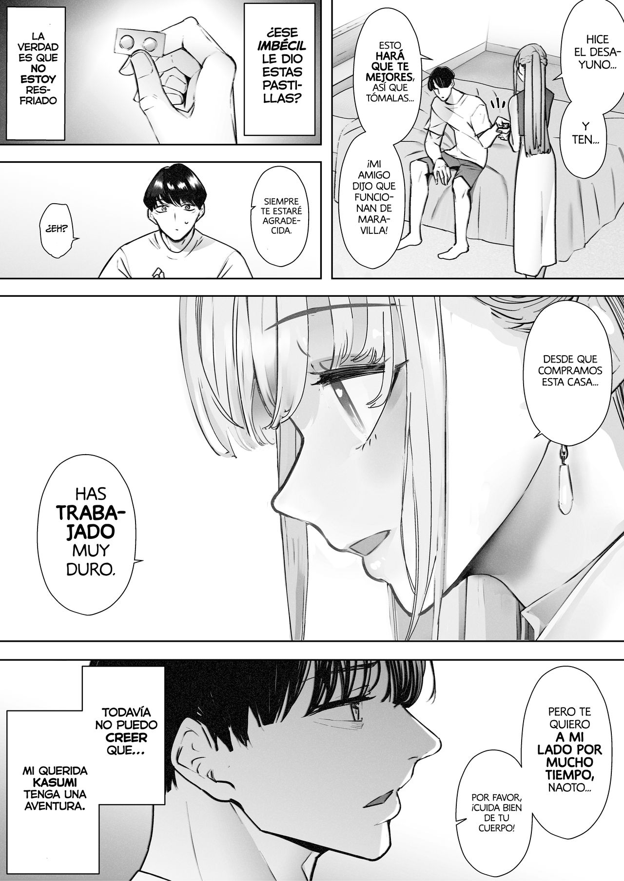 Boku wa Tsuma ga Netorare Nando mo Ikasareru Sugata o Mitsuzuketa 2 | Miré como otro Hombre hacía que mi Mujer se Viniese una y otra Vez 2 page 7 full