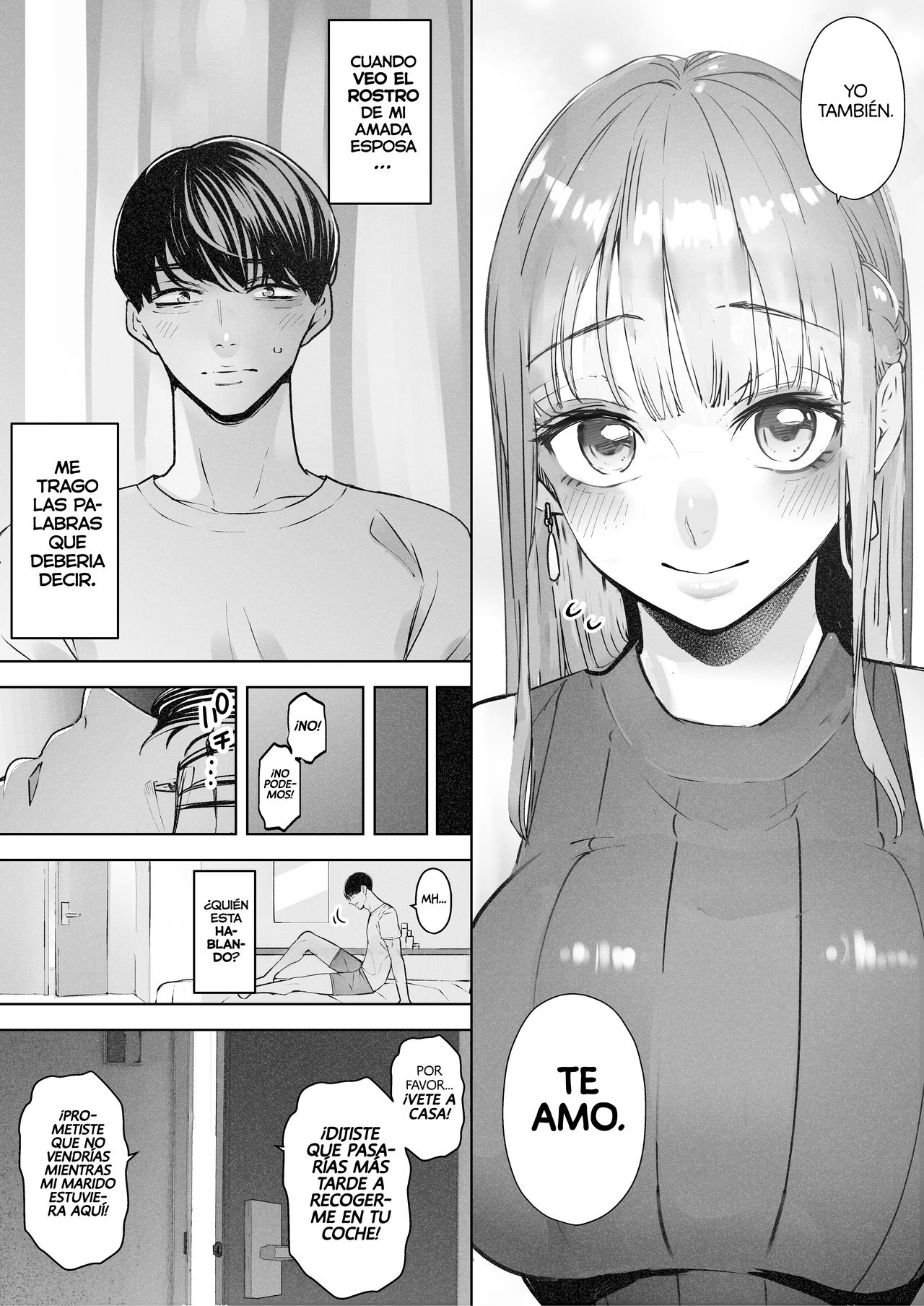 Boku wa Tsuma ga Netorare Nando mo Ikasareru Sugata o Mitsuzuketa 2 | Miré como otro Hombre hacía que mi Mujer se Viniese una y otra Vez 2 page 9 full
