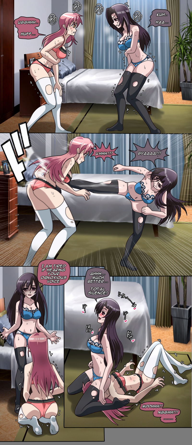 Yandere catfight: Kotohana vs Haruka page 3 full