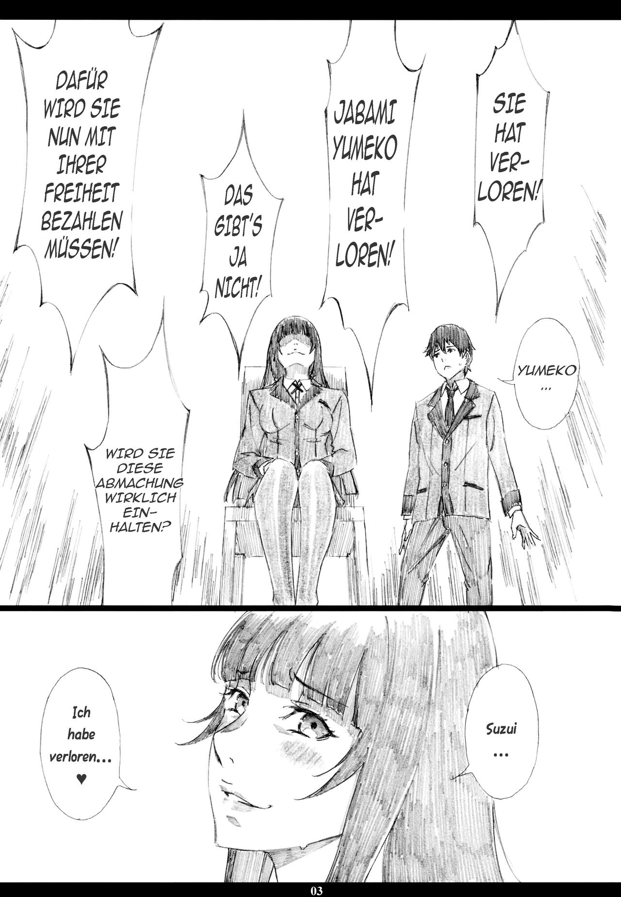 C93  Jabami Yumeko Hentai Koushuu Benjo Tantsubo Nikubenki Onna page 2 full