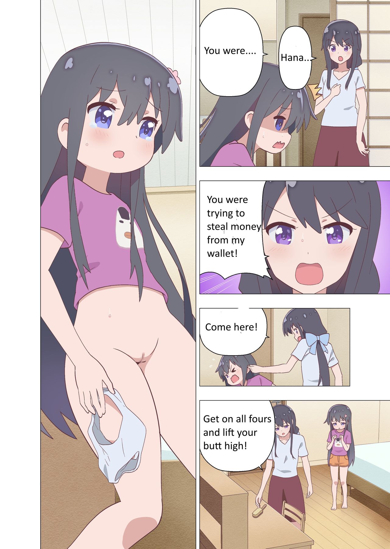 Hana-chan no Oshioki Nikki | Hana-chan's Punishment Diary page 2 full