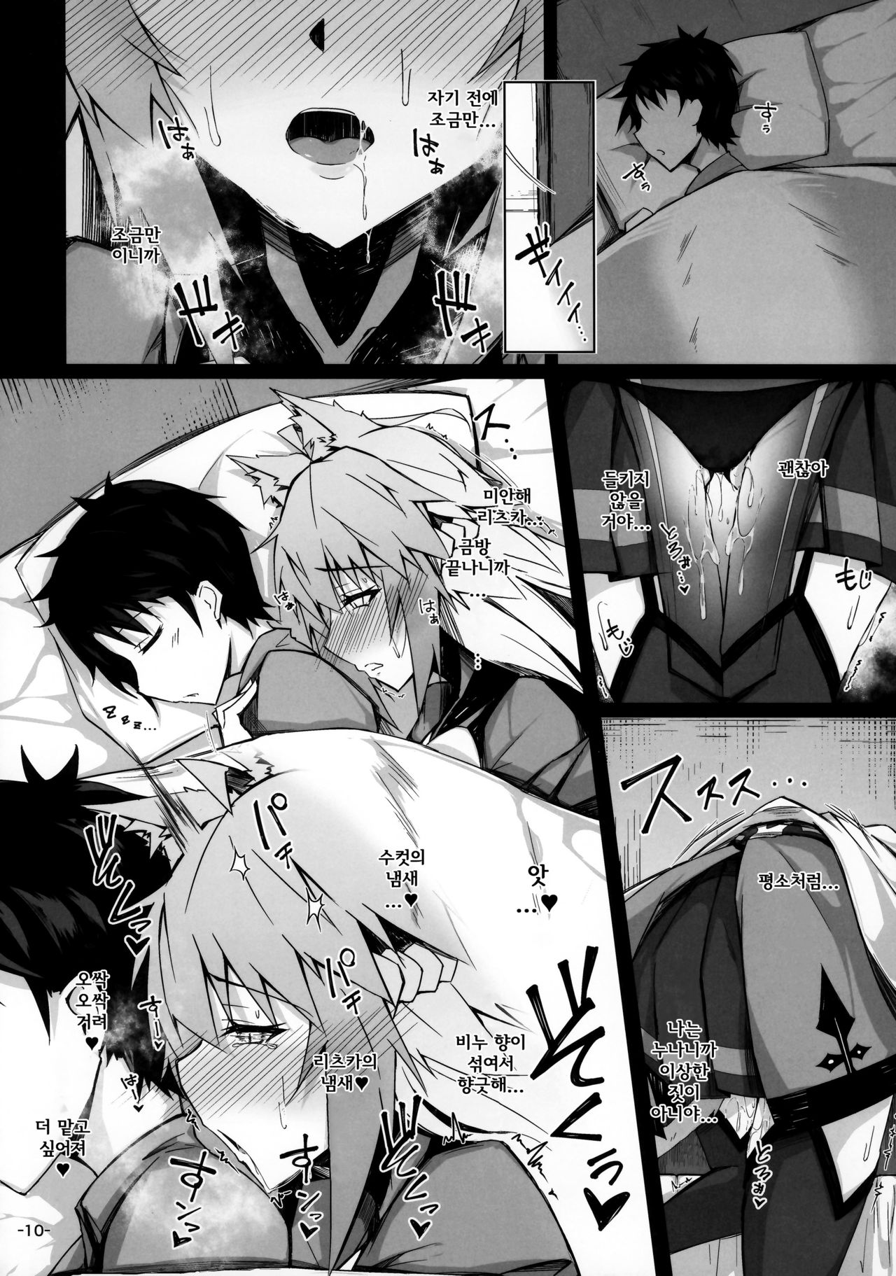 KARIUDOANE no DAKENSEIKATSU | 사냥꾼 누나의 타락견 성활 page 9 full
