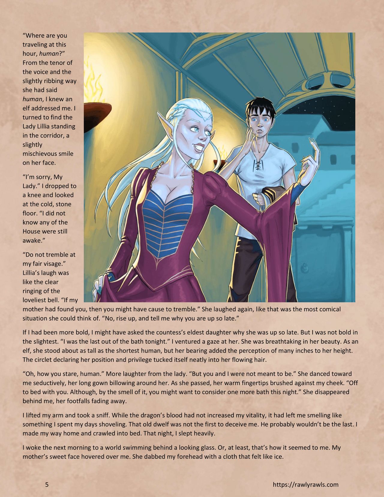 Dragon's Blood Chapter 1: Rawly Rawls Fiction page 5 full