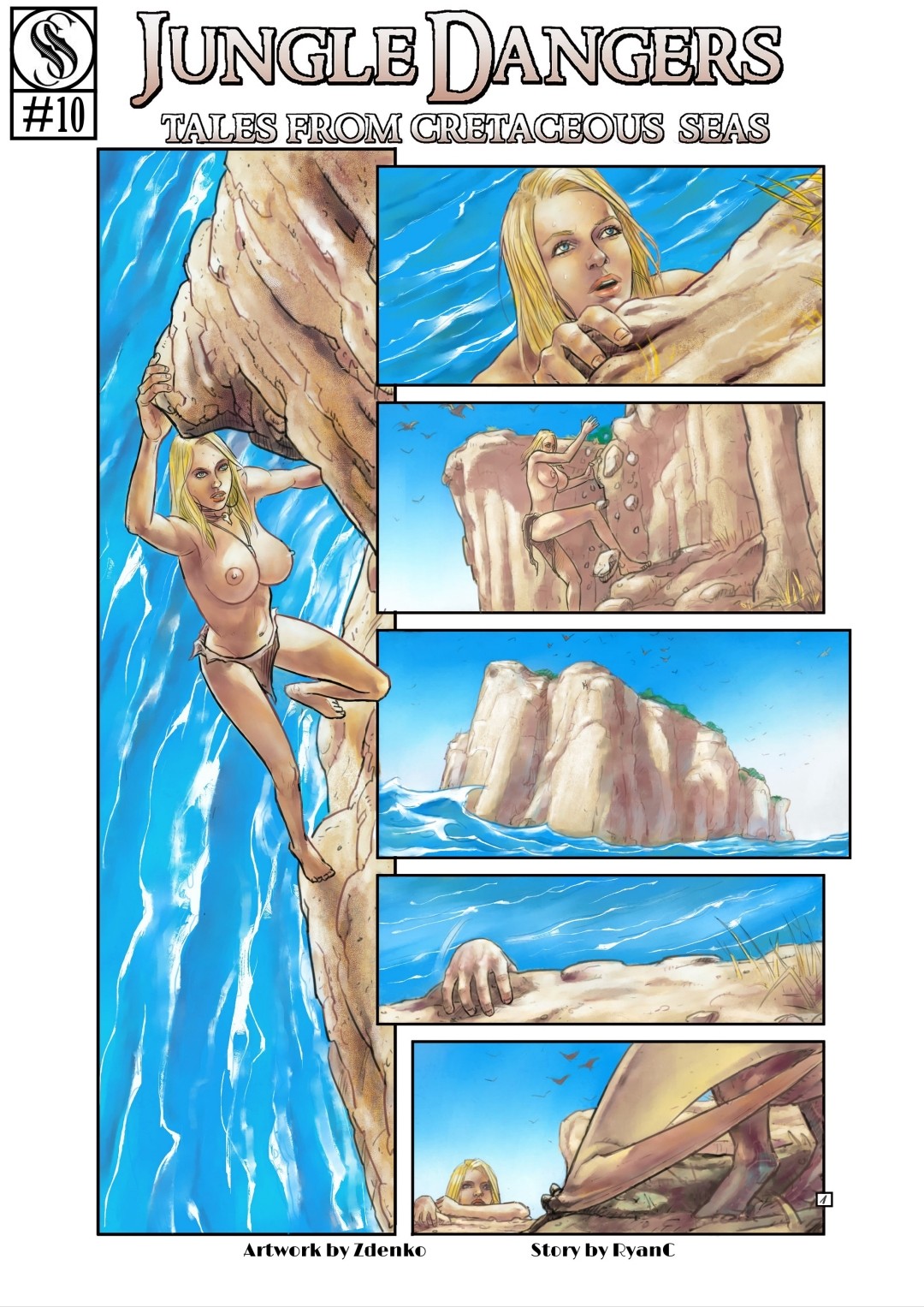 Jungle Dangers: Tales from Cretaceous Seas #10 page 1 full