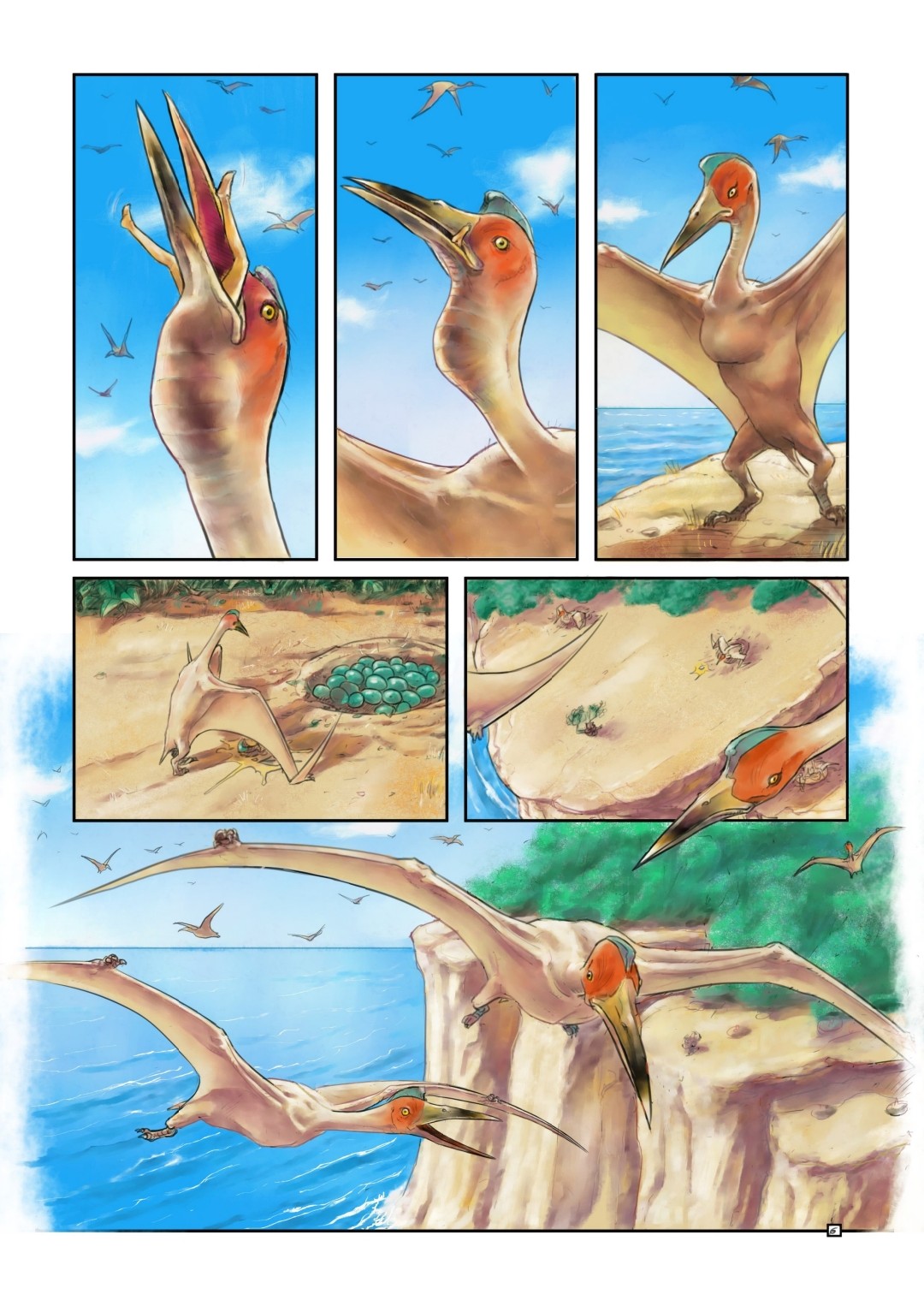 Jungle Dangers: Tales from Cretaceous Seas #10 page 6 full