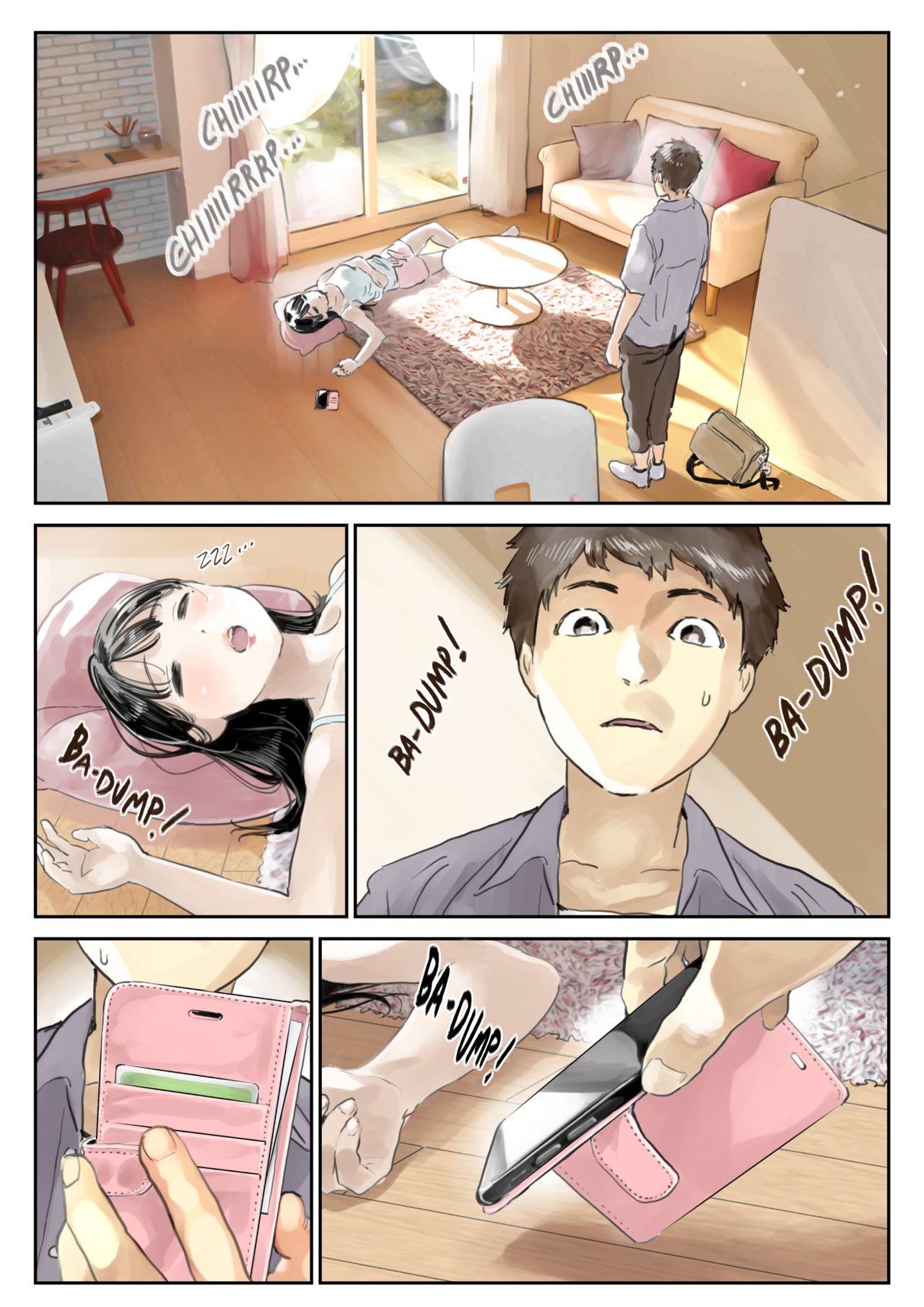 Kanojo no SmaPho o Nozoita dake nano ni | Husmeando en su smartphone page 3 full