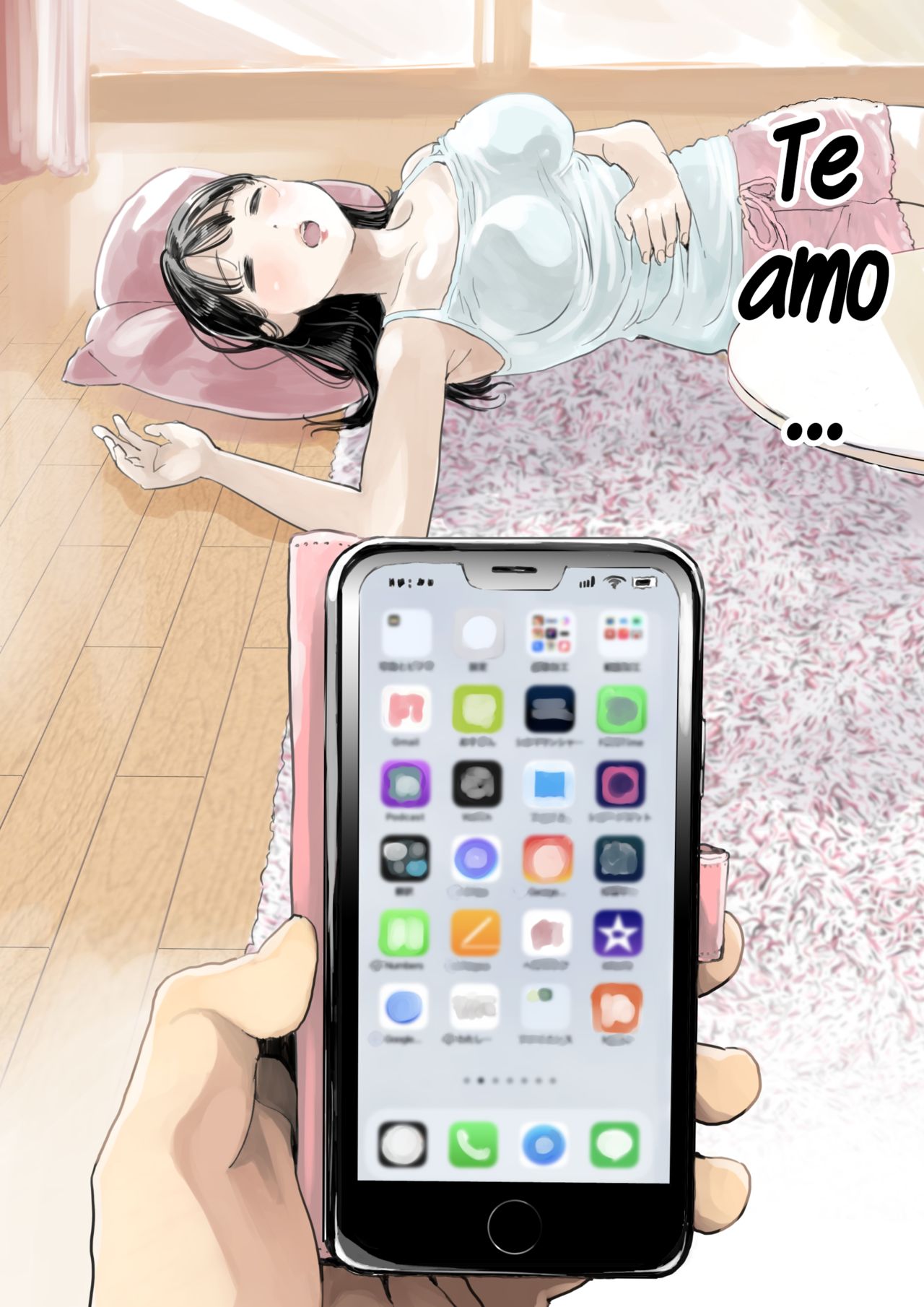 Kanojo no SmaPho o Nozoita dake nano ni | Husmeando en su smartphone page 9 full