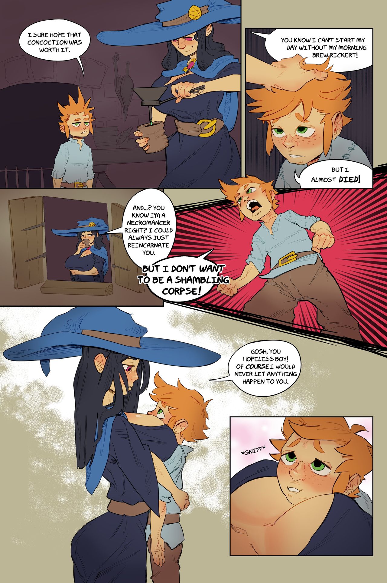 A Boy and His Familiar, Chapter 1 page 5 full