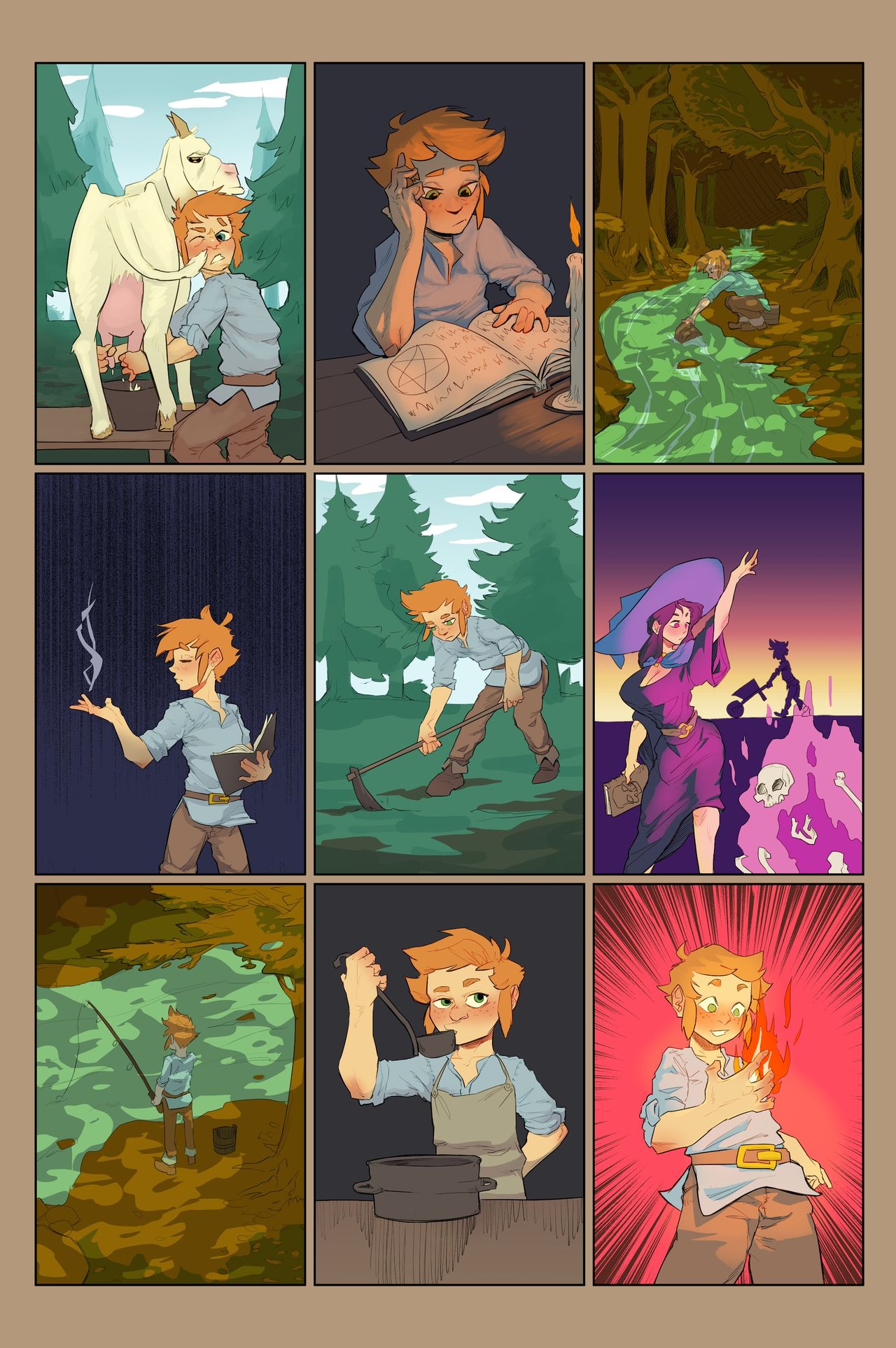 A Boy and His Familiar, Chapter 1 page 8 full