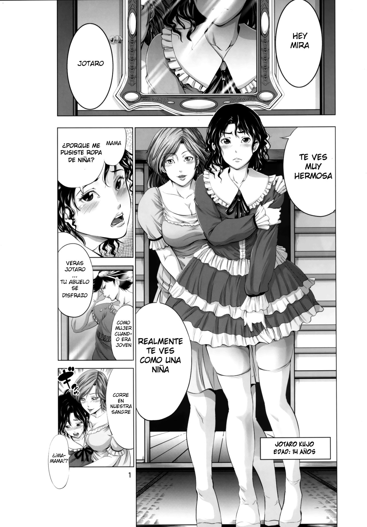 Jotaro ga Holy ni Josou Nikubenki ni Sareta Ken page 2 full