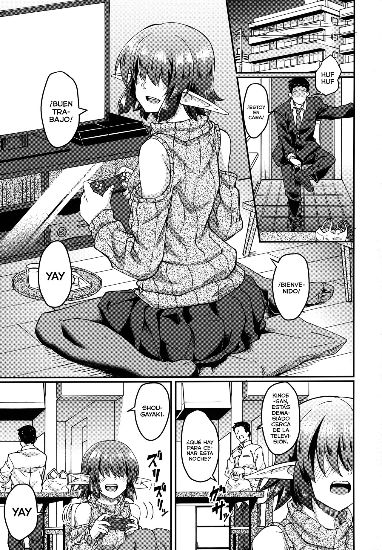 Mekakure Elf-san no Iru Seikatsu | Viviendo con una Elfa que oculta sus ojos page 2 full