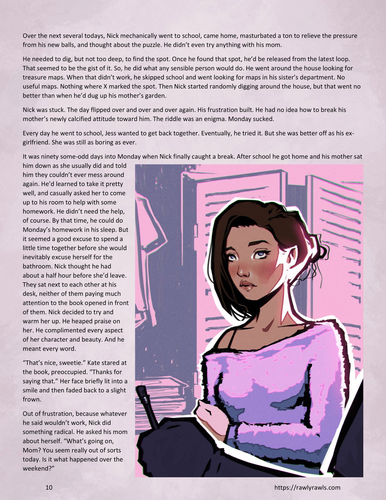 Enki's Puzzle Chapter 5: Rawly Rawls Fiction page 10 full