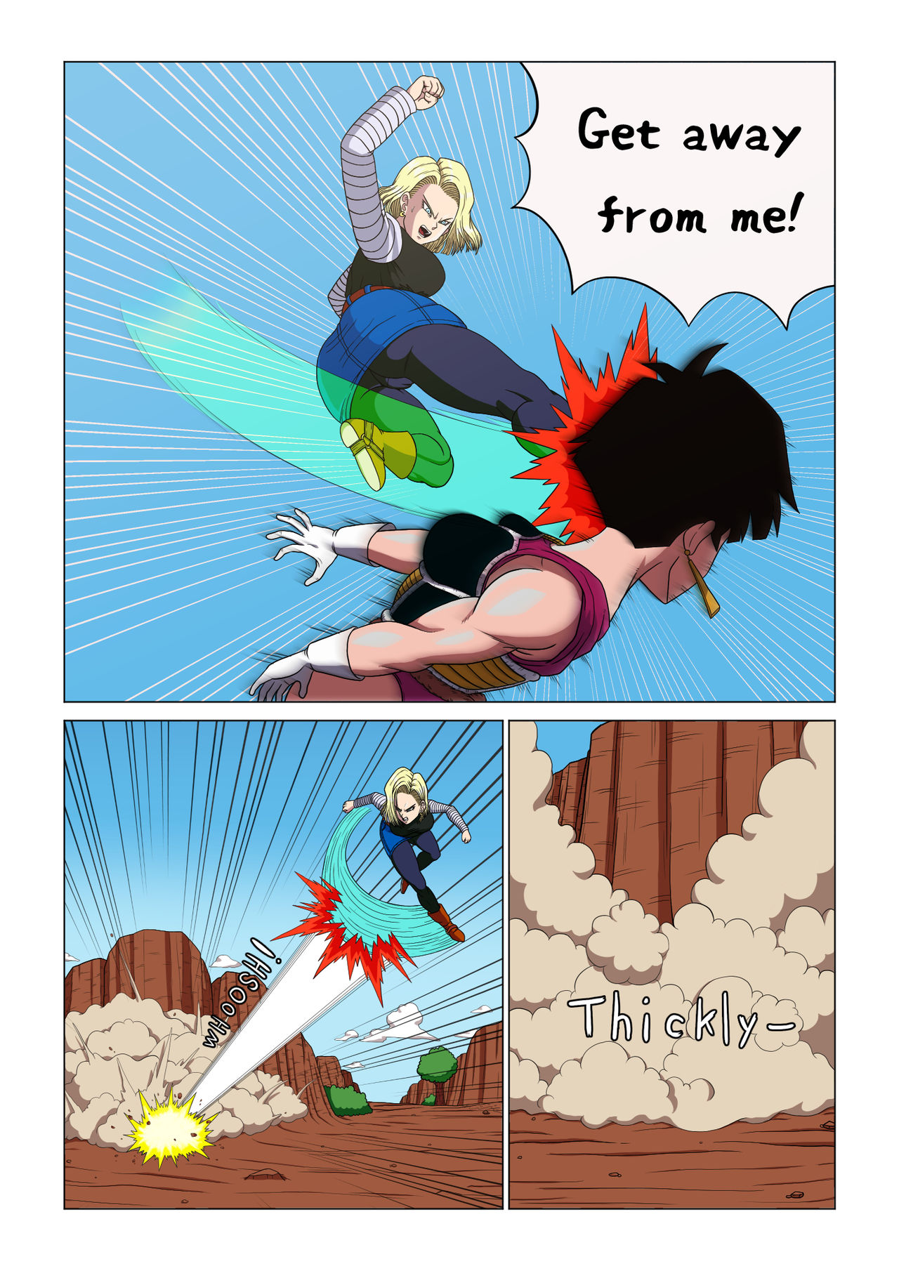 Android 18 vs Baby page 4 full