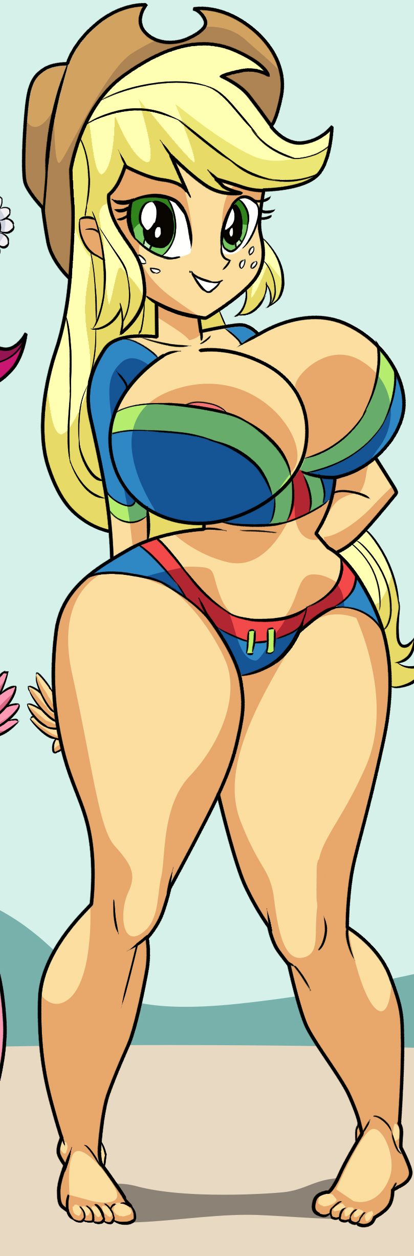 Humanized Applejack page 3 full