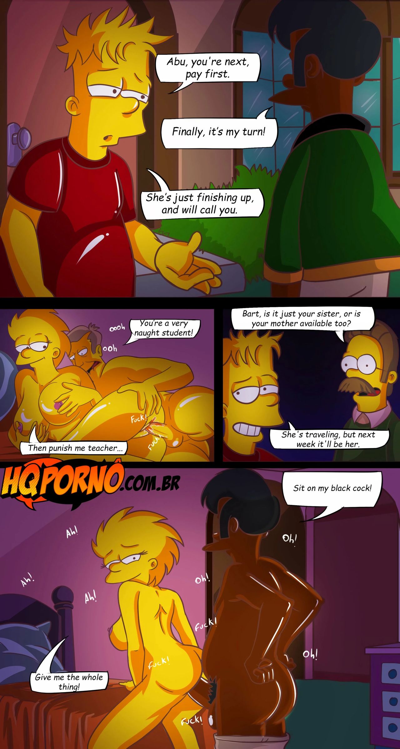 - 3 . OS Simpsons - Lisa The Slut - english page 7 full