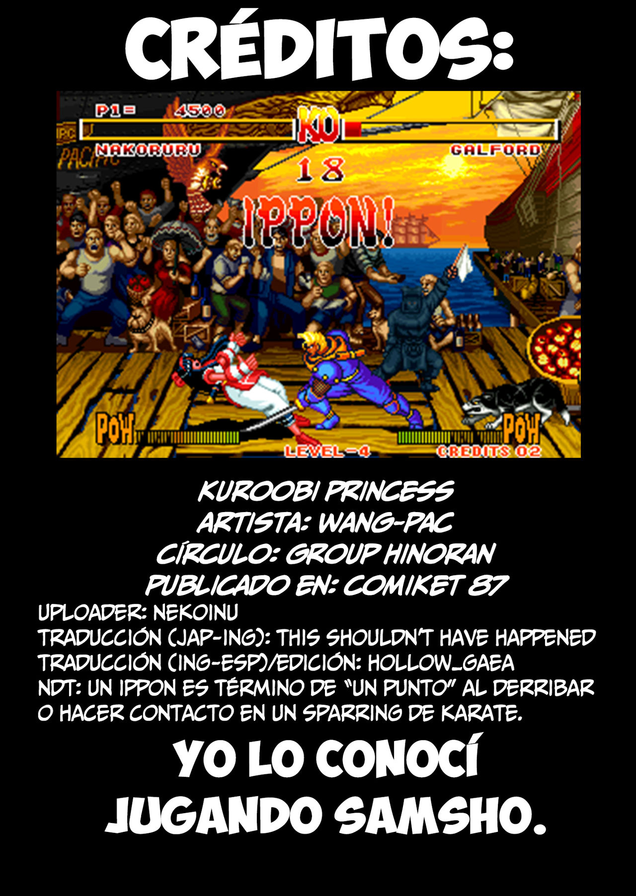 Kuroobi Princess + COMITIA 112 Paper | Princesa Cinturón Negro + Panfleto de COMITIA 112 page 10 full