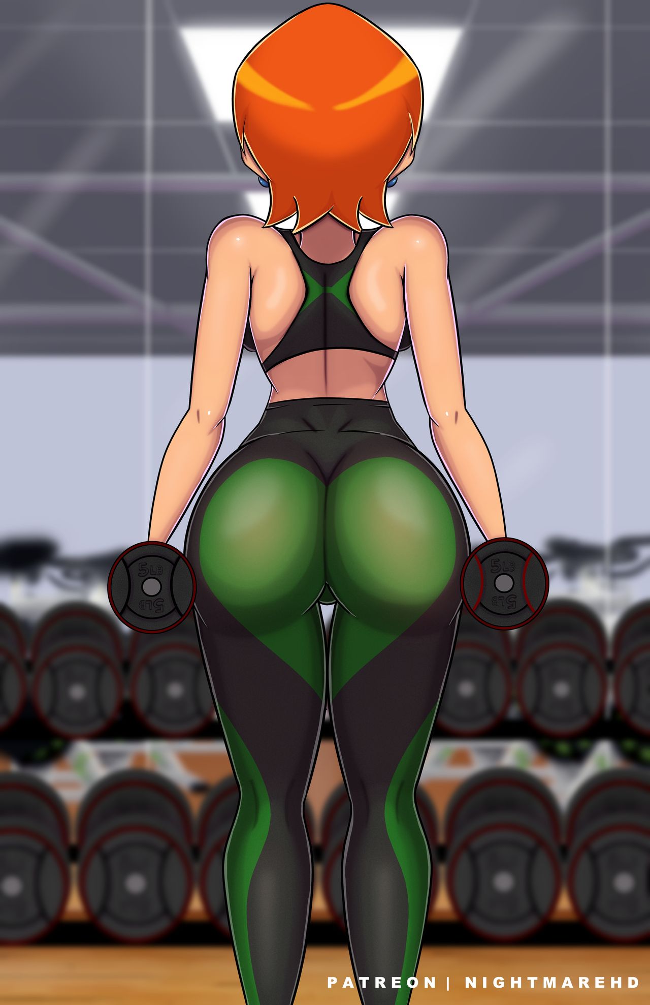 Gwen at gym page 5 full