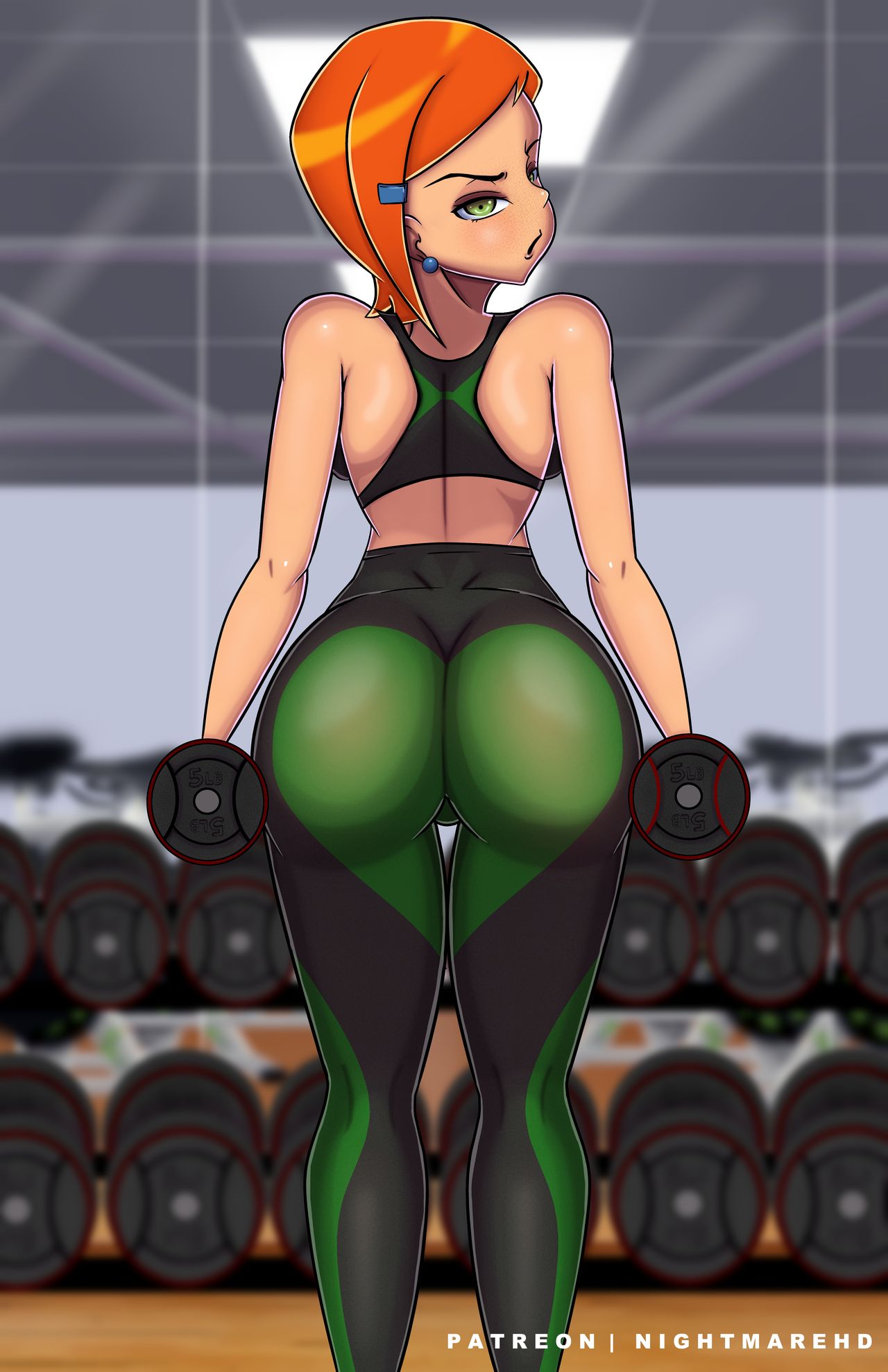 Gwen at gym page 9 full
