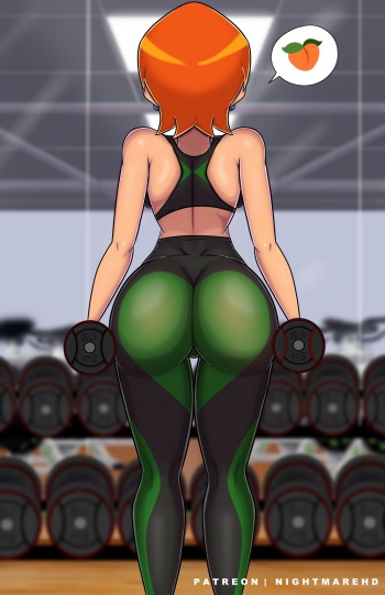 Gwen at gym cover