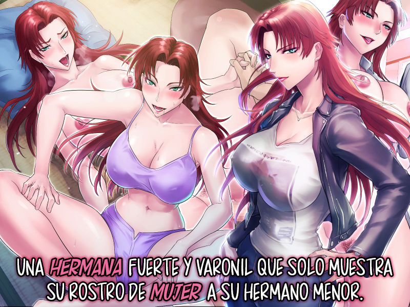 Tsuyoki de Otokomasari na Ane ga Otouto ni dake Miseru Onna no Kao | Una hermana fuerte y varonil que solo muestra su rostro de mujer a su hermano menor page 1 full