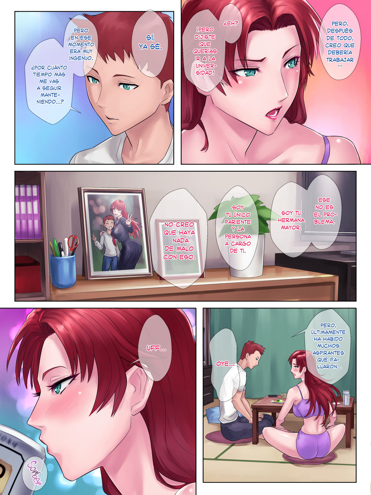Tsuyoki de Otokomasari na Ane ga Otouto ni dake Miseru Onna no Kao | Una hermana fuerte y varonil que solo muestra su rostro de mujer a su hermano menor page 10 full