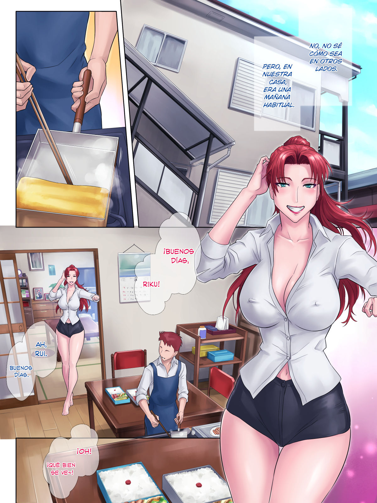 Tsuyoki de Otokomasari na Ane ga Otouto ni dake Miseru Onna no Kao | Una hermana fuerte y varonil que solo muestra su rostro de mujer a su hermano menor page 5 full