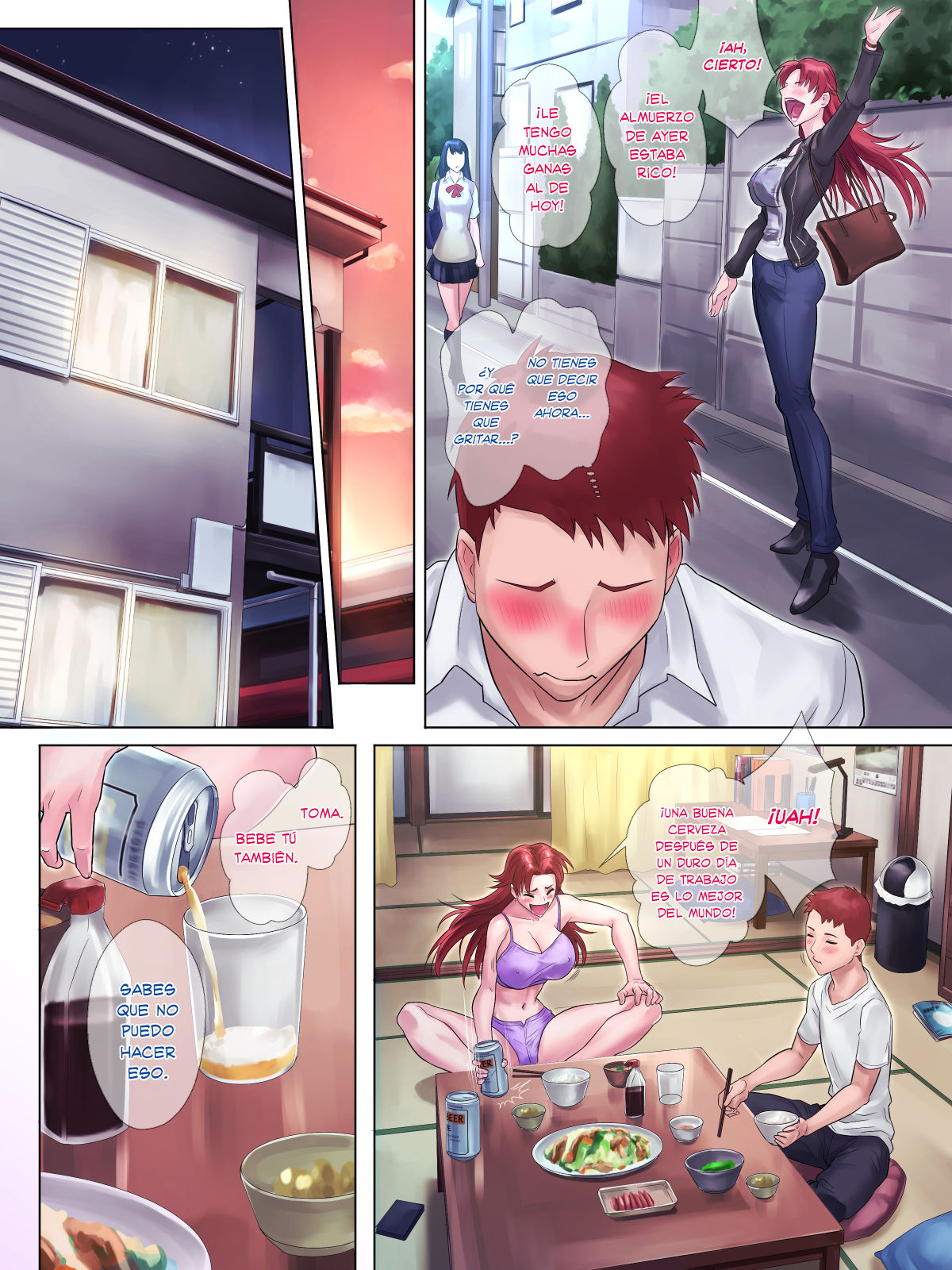 Tsuyoki de Otokomasari na Ane ga Otouto ni dake Miseru Onna no Kao | Una hermana fuerte y varonil que solo muestra su rostro de mujer a su hermano menor page 8 full