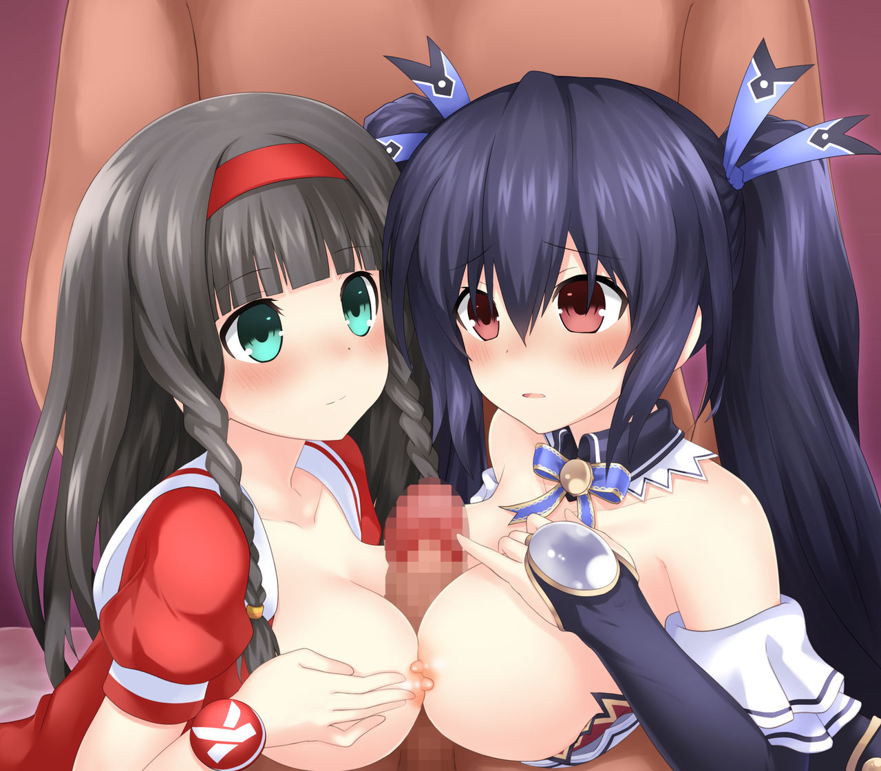 Double Paizuri by Noire &amp; K-Sha! page 1 full