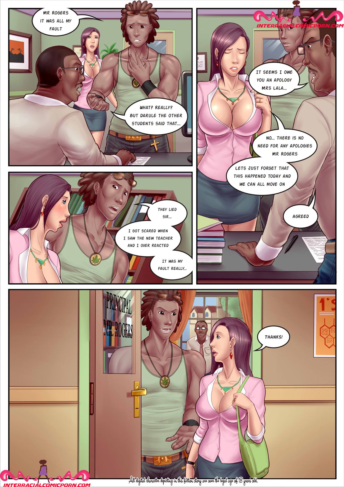 The New Teacher  - 1 - english page 7 full