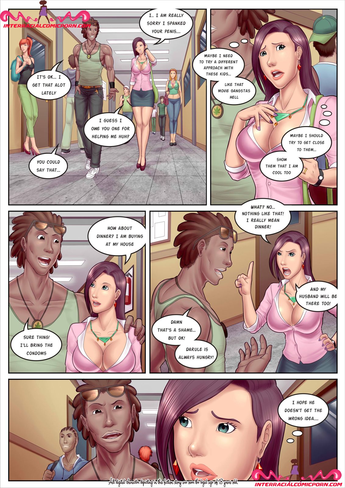 The New Teacher  - 1 - english page 8 full