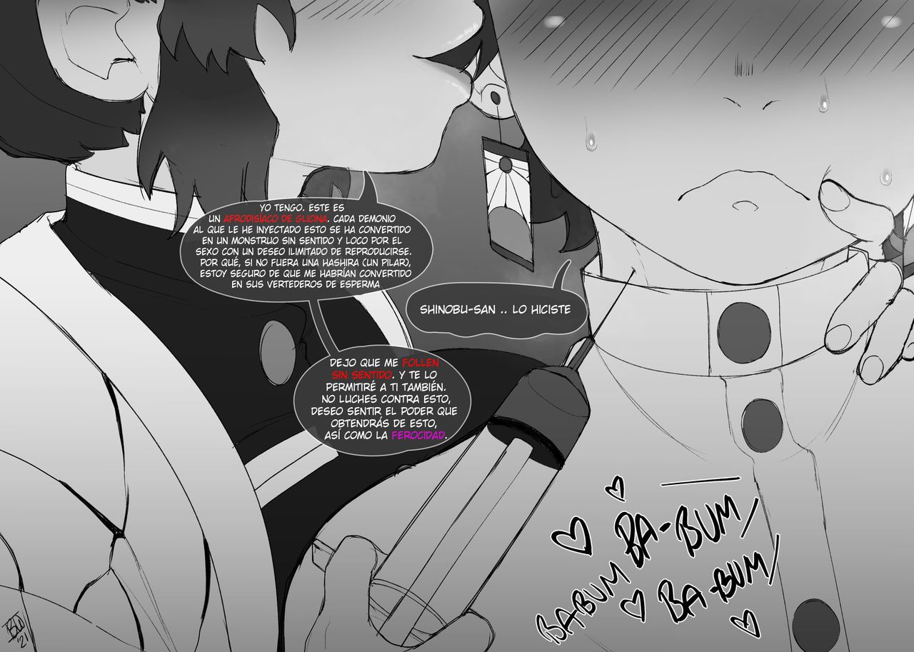 BlackWhiplash - Shinobu's new drug | La nueva droga de Shinobu page 2 full