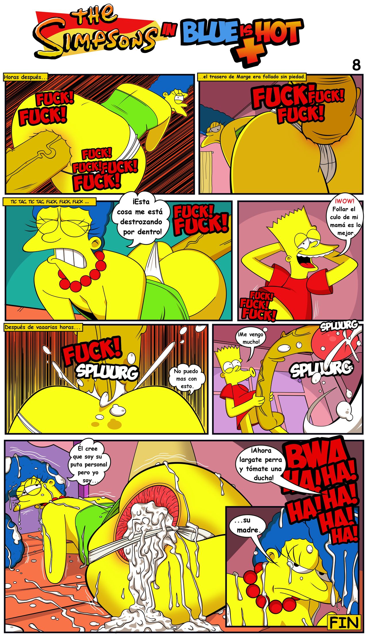 Simpsons xxx - El azul es mas caliente page 9 full