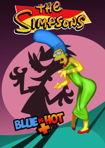 Simpsons xxx - El azul es mas caliente cover