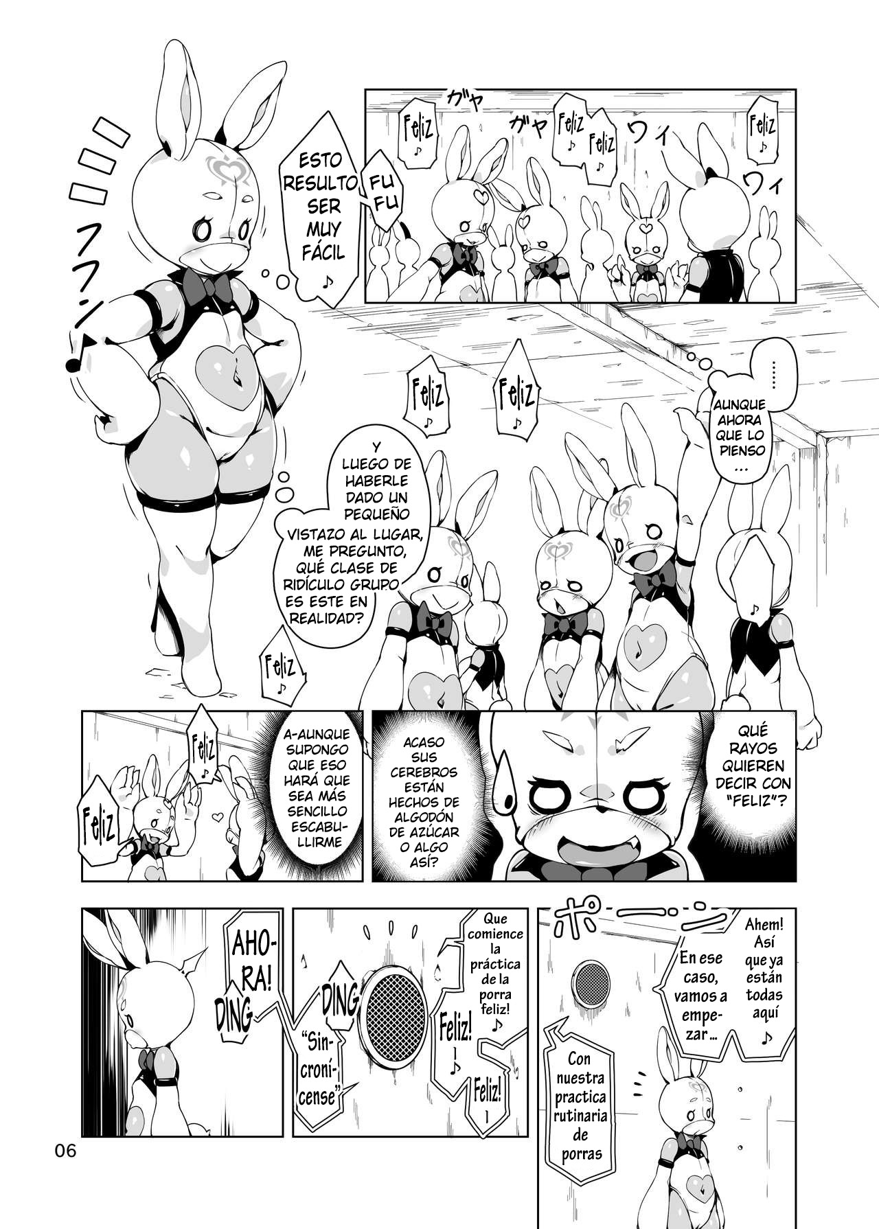 Happy Bunnys e Sennyuu! -Inran Ero Usagi-ka Suit- page 5 full