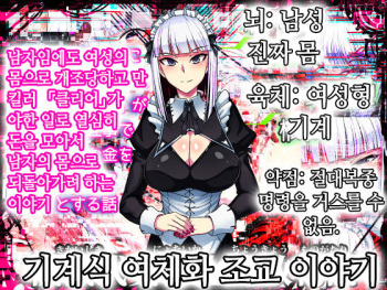 Kikaishiki Nyotaika Choukyou Monogatari | 기계식 여체와 조교 이야기 cover