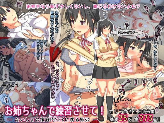 Onee-chan de Renshuu Sasete! -Naisho no Kateinai SEX ni Fukeru Shitei- | 누나로 연습해줘! -은밀히 가정내 섹스에 빠져버린 남매- page 2 full