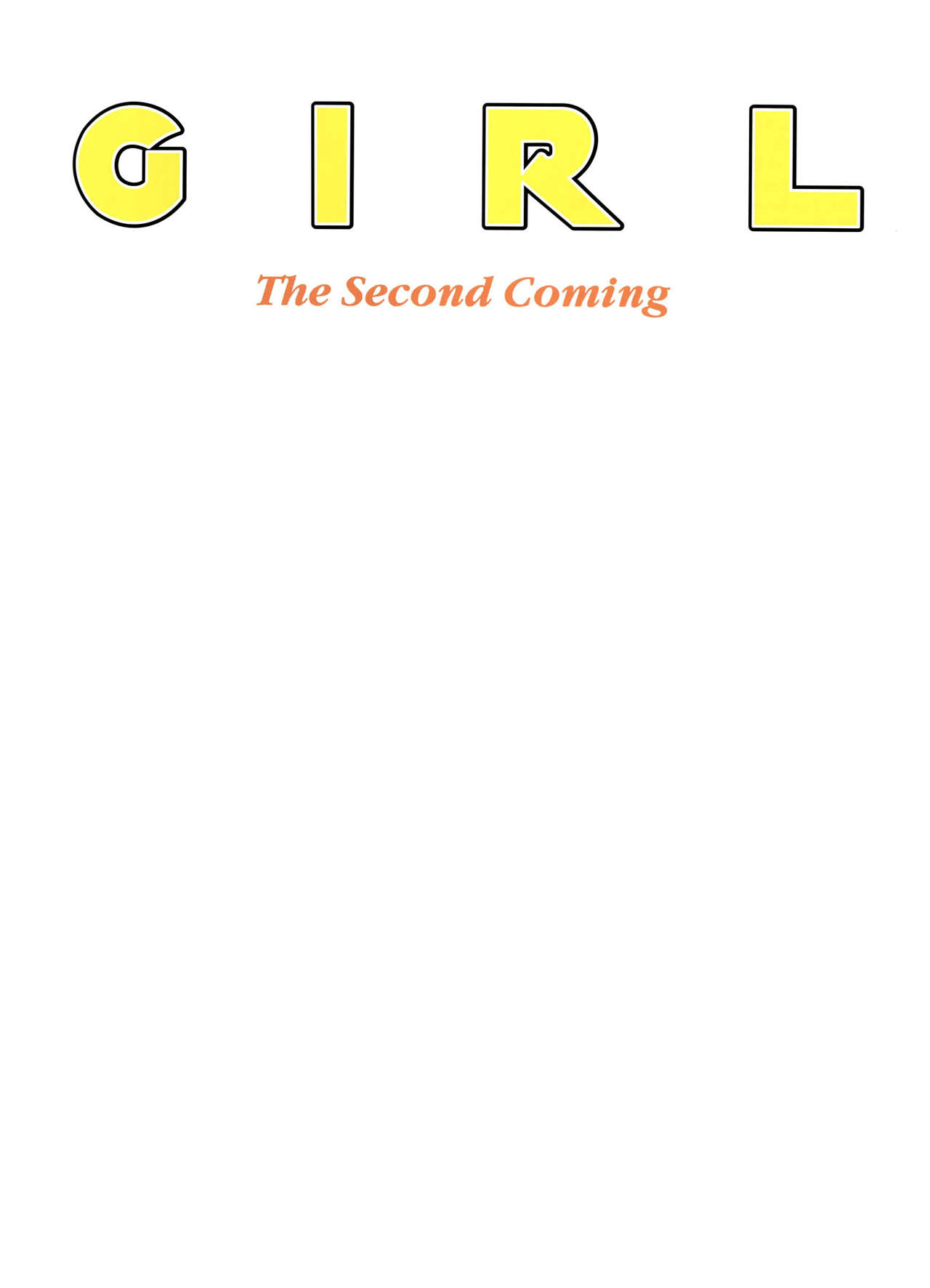 Girl, Second Coming, Volume 2 page 2 full