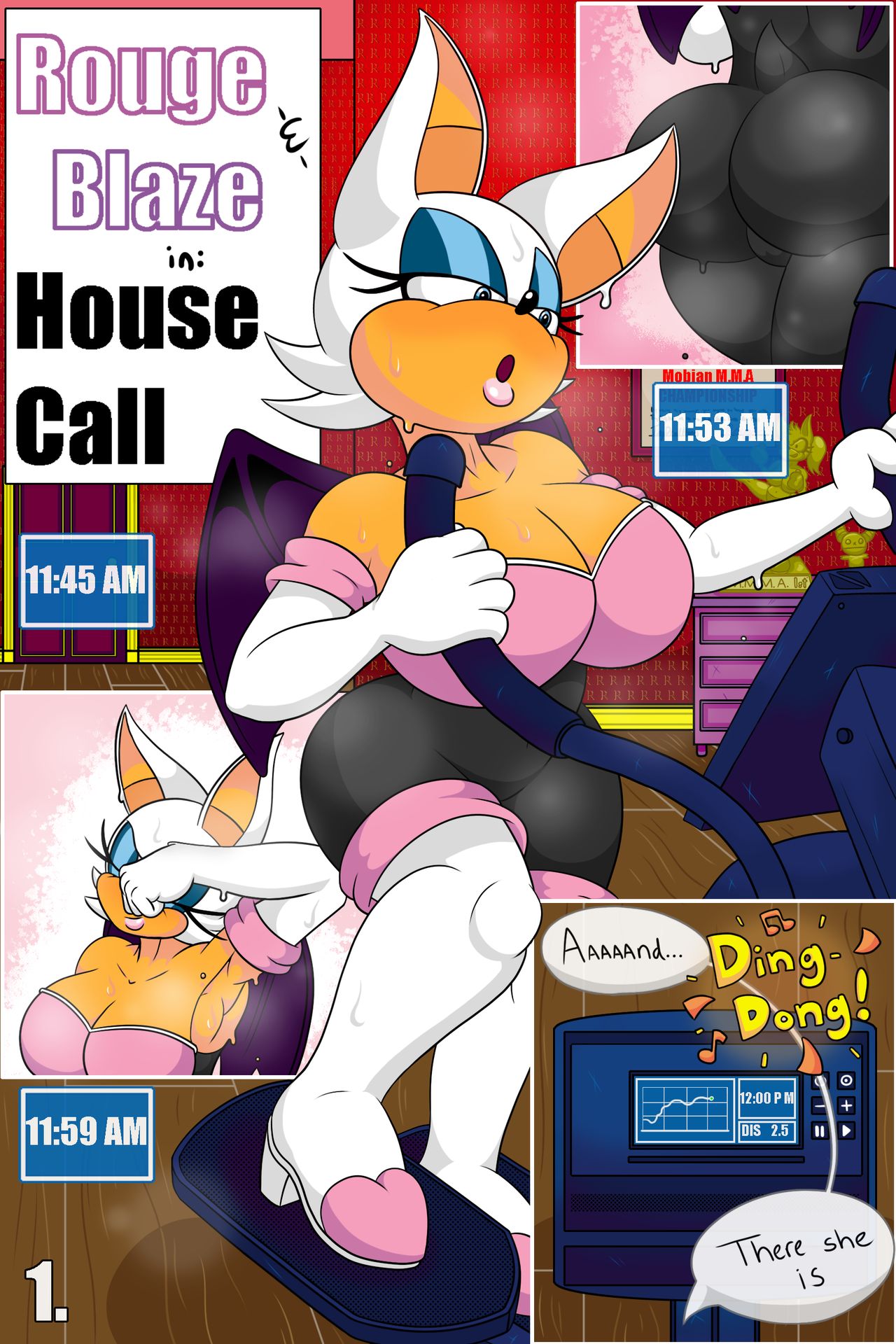 Rouge and Blaze in: House Call page 2 full
