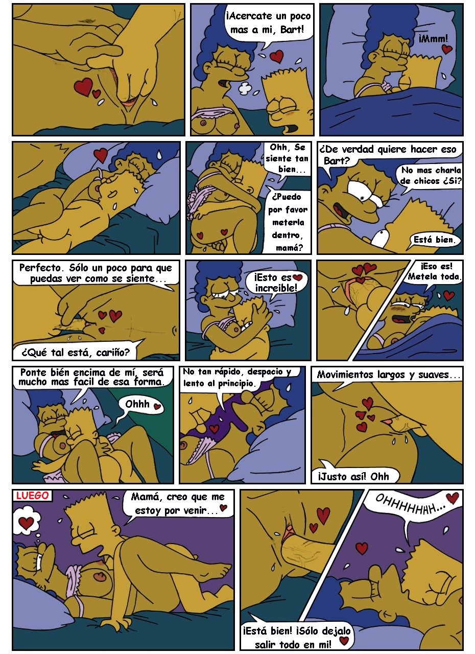 Simpsons xxx - La cama de mamá page 7 full
