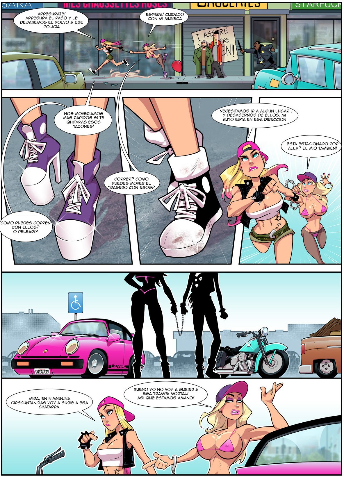 Jen And Amber Don't Get Along! page 3 full