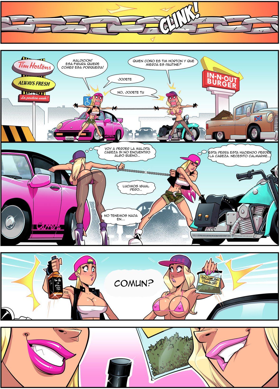 Jen And Amber Don't Get Along! page 5 full