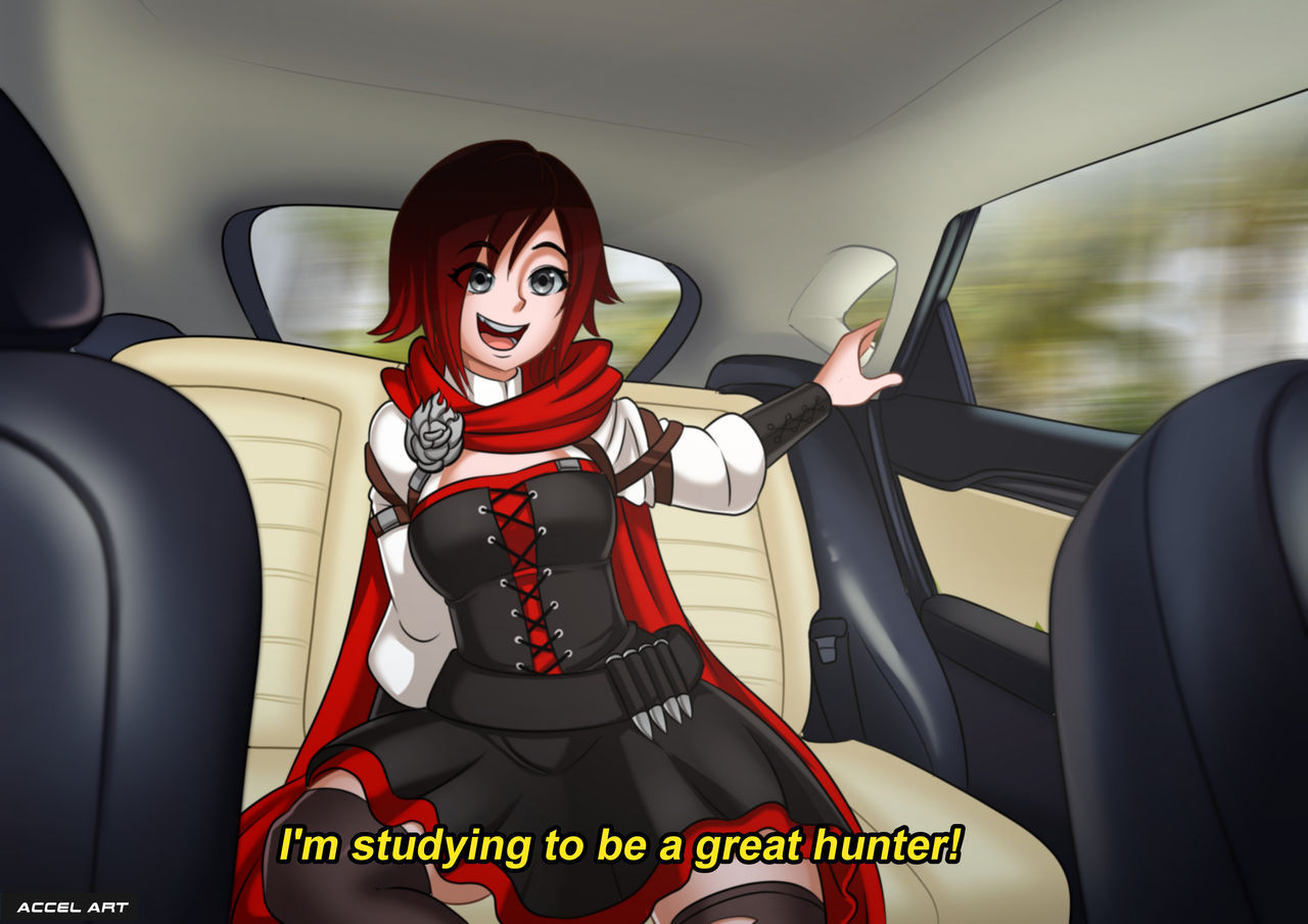 Ruby Rose /RWBY /Waifu Taxi page 1 full