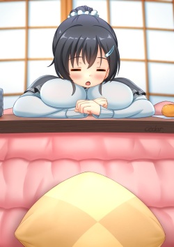 Under kotatsu by Cedar