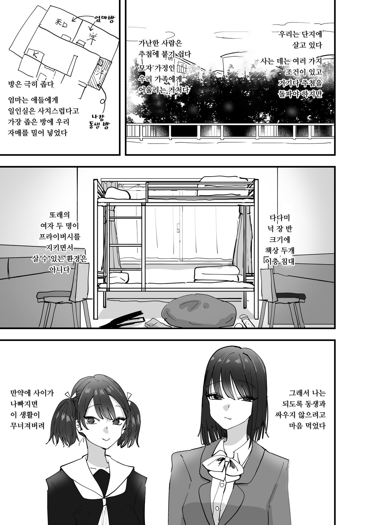 Imouto ga Watashi o Okazu ni Shitate Onanie o Shite ita Hanashi | 동생이 나를 반찬 삼아 자위했던 이야기 page 3 full